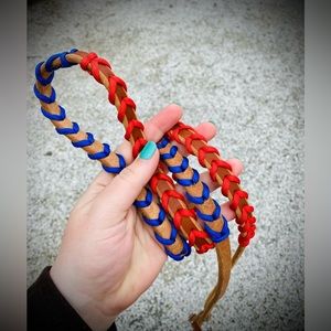 Paracord Wrapped Barrel Roping Reins